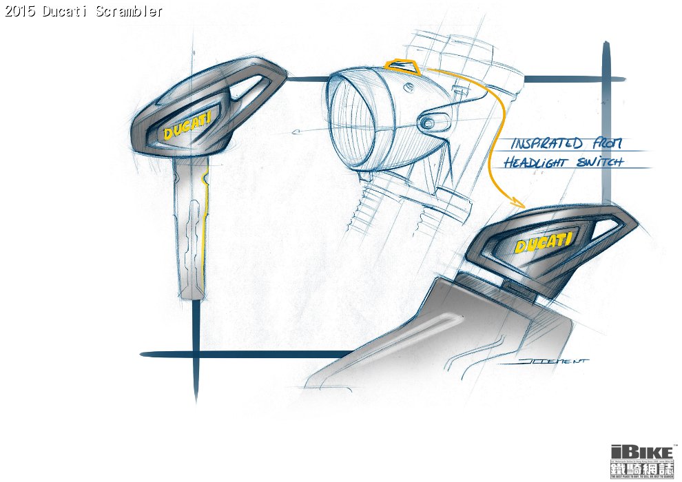 8-78 DUCATI SCRAMBLER SKETCH
